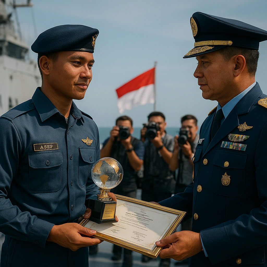 Kisah Inspiratif: Anak Buah Kapal Perang TNI AL Raih Penghargaan Internasional