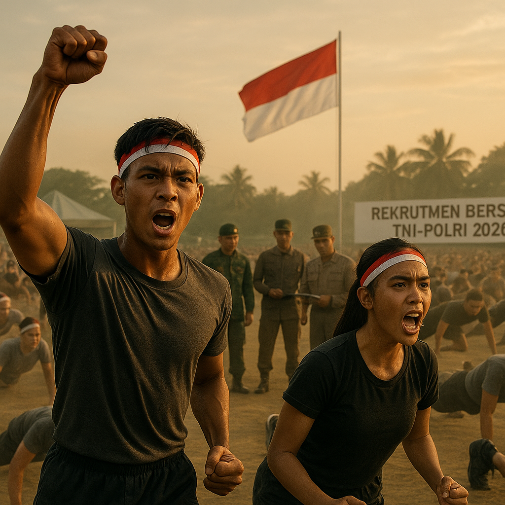 Jelang Rekrutmen Bersama TNI-Polri 2026, Semangat Pemuda Meningkat Drastis