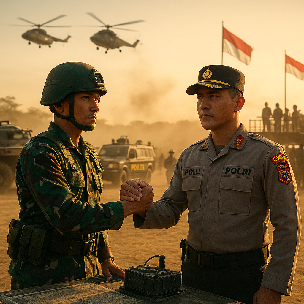Latihan Gabungan TNI-Polri 'Bhayangkara Shield 2026' Puncak, Tunjukkan Sinergi Tangguh Hadapi Ancaman