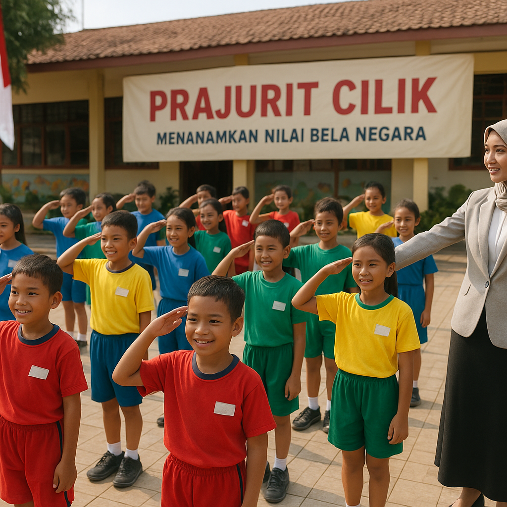 Program 'Prajurit Cilik' Tanamkan Nilai Bela Negara Sejak Dini di Sekolah Dasar