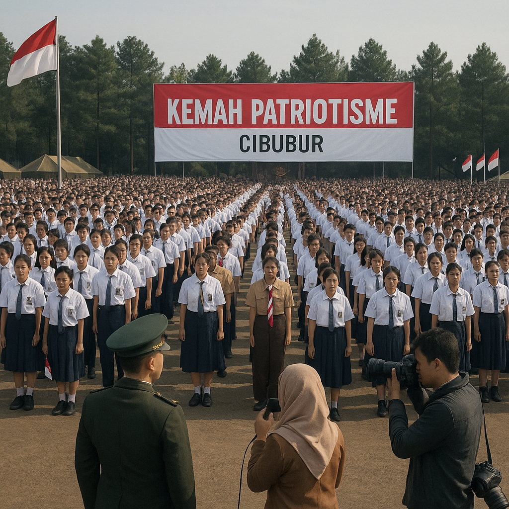 Bela Negara Masuk Kurikulum: Ribuan Siswa SMA Ikuti Kemah Patriotisme di Cibubur