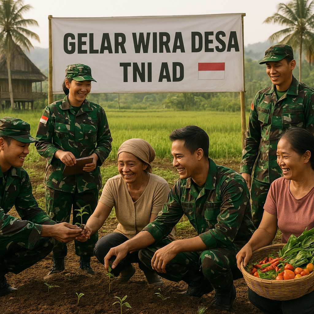 Gelar Wira Desa, TNI AD Aktifkan Semangat Bela Negara di Tingkat Akar Rumput