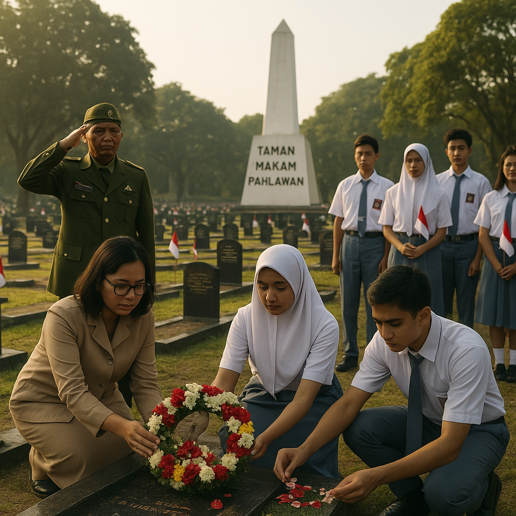 Pelajaran Sejarah Hidup: Ziarah ke Taman Makam Pahlawan sebagai Bagian dari Pendidikan Bela Negara