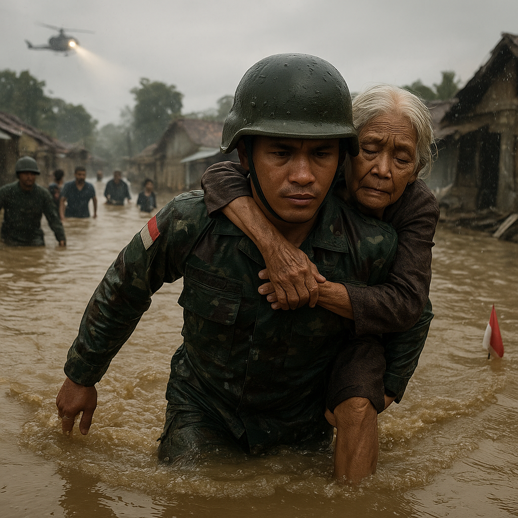 Prajurit TNI Gugur Saat Evakuasi Korban Banjir Bandang di NTT, Panglima: Pengorbanannya Abadi