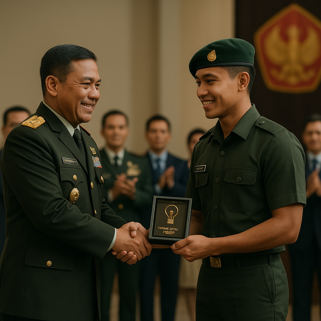 Panglima TNI Beri Penghargaan kepada Prajurit Berprestasi di Bidang Teknologi dan Inovasi