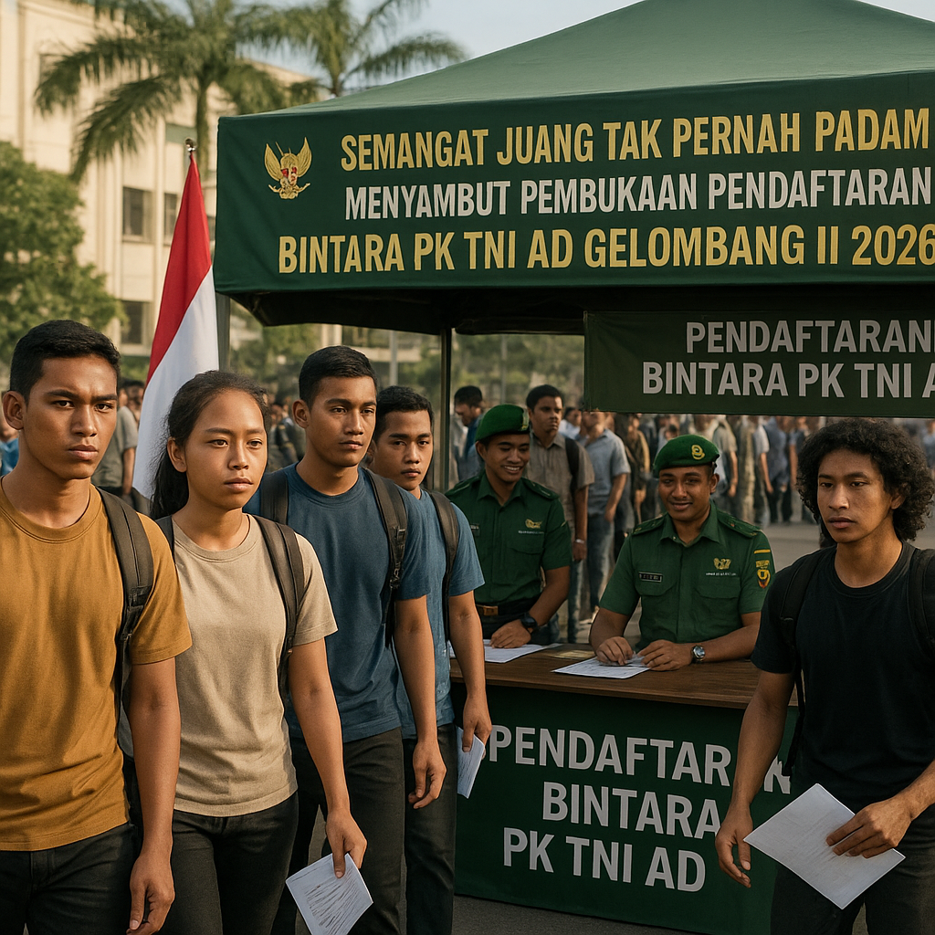Semangat Juang Tak Pernah Padam: Menyambut Pembukaan Pendaftaran Bintara PK TNI AD Gelombang II 2026