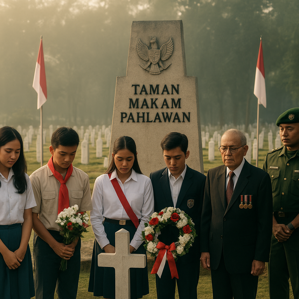 Napak Tilas Perjuangan: Ziarah ke Taman Makam Pahlawan sebagai Bagian dari Pendidikan Bela Negara