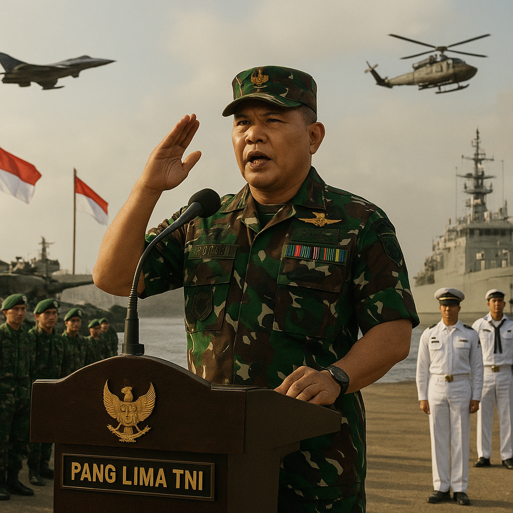 Panglima TNI Buka Latihan Gabungan, Soroti Pentingnya Kesiapan Tempur