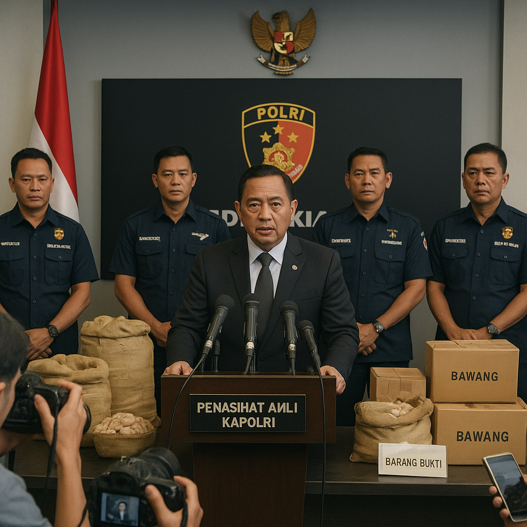 Penasihat Ahli Kapolri Apresiasi Bareskrim Bongkar Penyelundupan Bawang