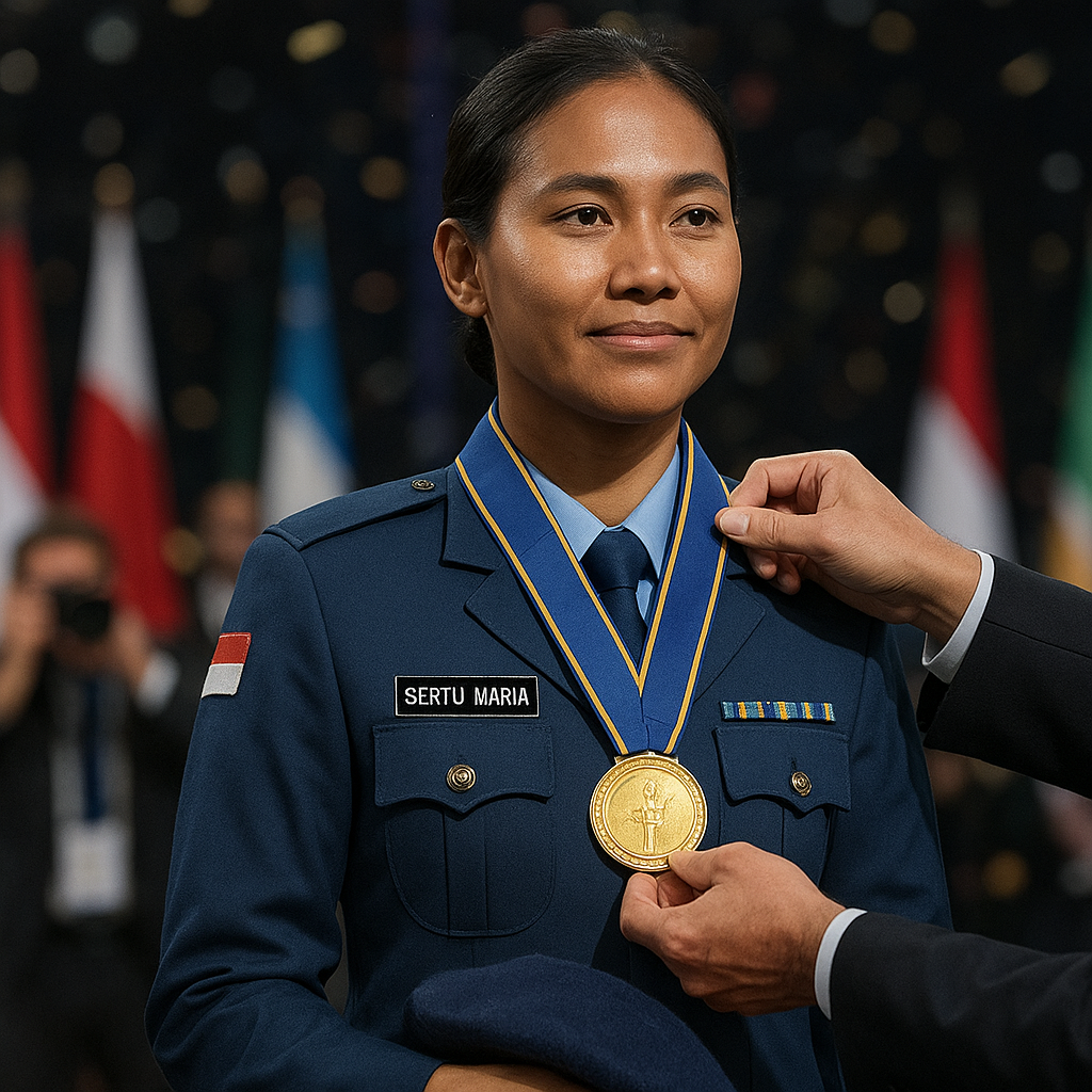 Sertu Maria, Perempuan Penembak Jitu TNI AU Raih Penghargaan Internasional