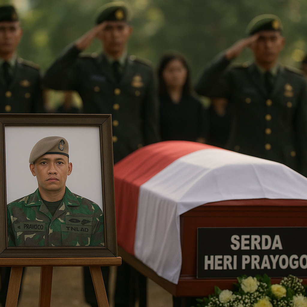 Gugurnya Serda Heri dalam Operasi Pengamanan Perbatasan Papua: Kisah Pengorbanan di Ujung Negeri untuk Kedamaian Rakyat
