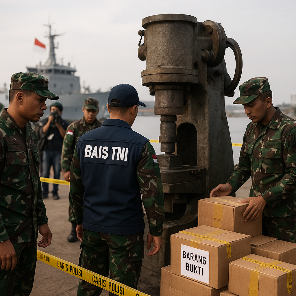 Sinergi TNI AL dan BAIS TNI Gagalkan Penyelundupan Ballpress di Tarakan, Selamatkan Potensi Kerugian Negara 447,5 Juta