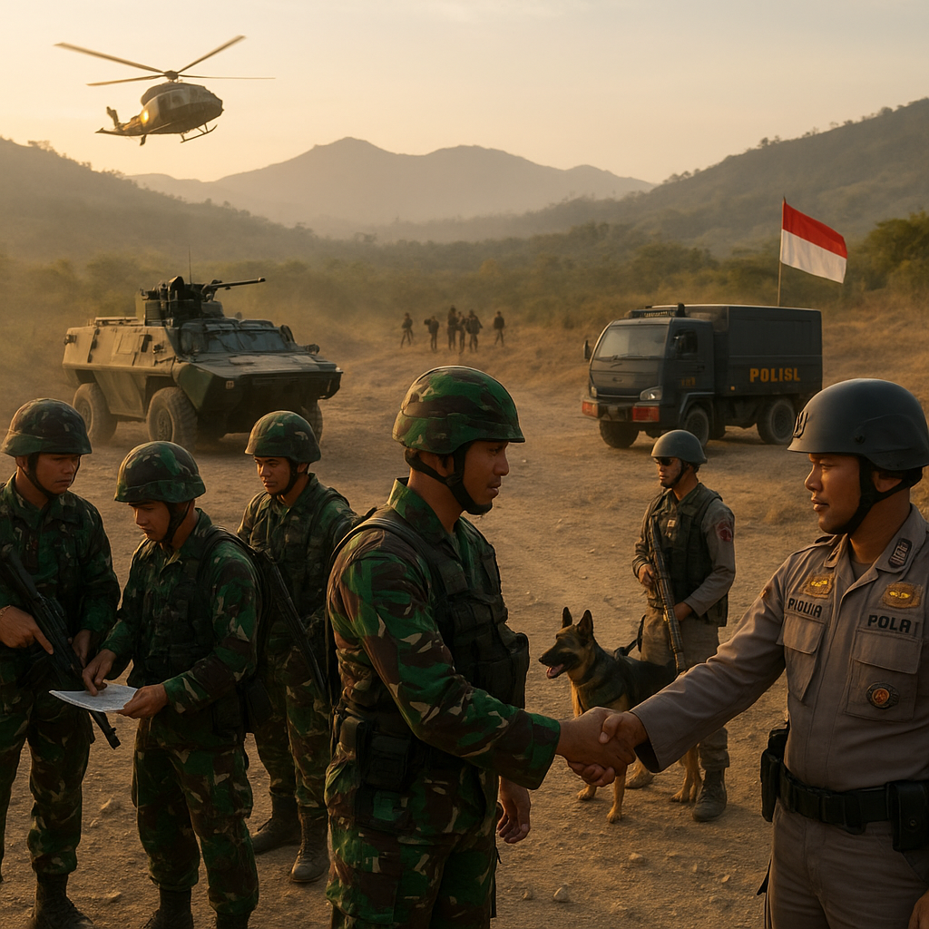 Latihan Gabungan TNI-Polri di Perbatasan, Perkuat Sinergi dan Ketangguhan