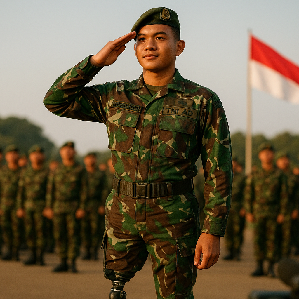 Kisah Penyandang Disabilitas yang Diterima Jadi Prajurit TNI, Bukti Semangat Tak Kenal Batas