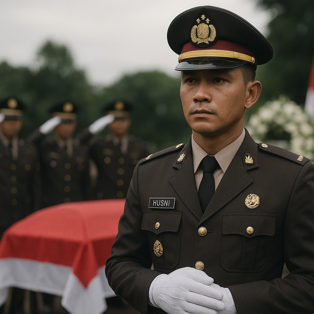 Bripka Husni! Gugur Sebagai Bhayangkara, Bangkit Sebagai Pahlawan