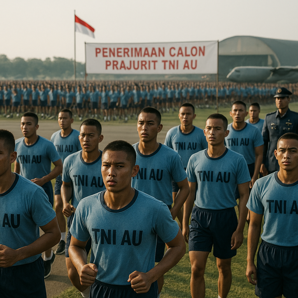 Ribuan Calon Prajurit TNI AU Bersaing Ketat, Bukti Semangat Muda Membela Negara