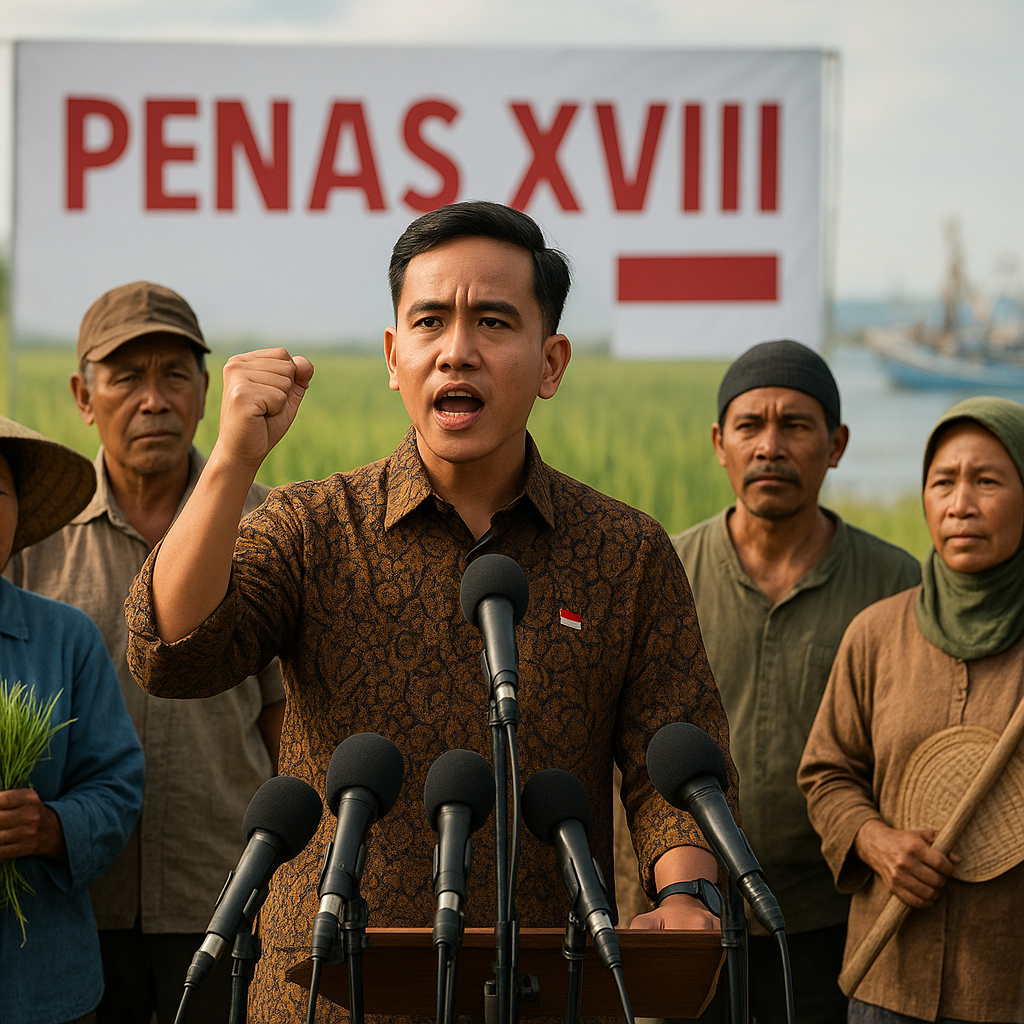 Wapres Gibran Tegaskan Kemandirian Pangan: Panggilan Juang Baru bagi Petani dan Nelayan Indonesia