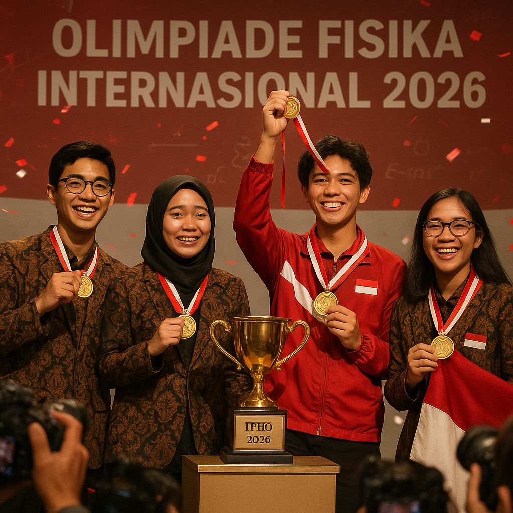 Tunas Bangsa Berprestasi: Kontingen Indonesia Raih Emas di Olimpiade Sains Internasional 2026
