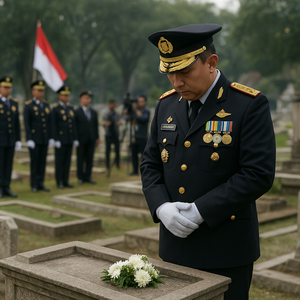 Kapolri Serap Nilai Kepemimpinan Para Pendiri Bangsa dalam Ziarah Kehormatan