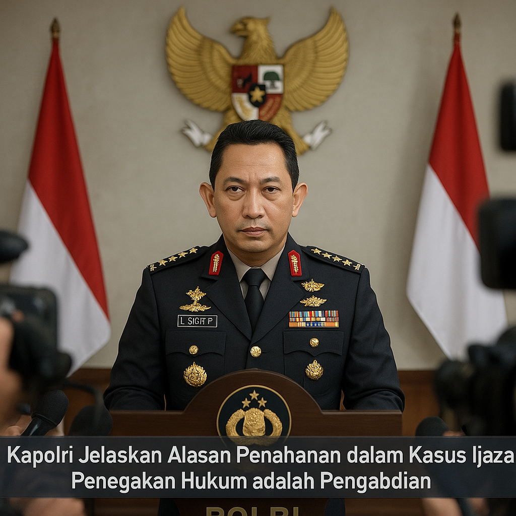 Kapolri Jelaskan Alasan Penahanan dalam Kasus Ijazah: Penegakan Hukum adalah Pengabdian