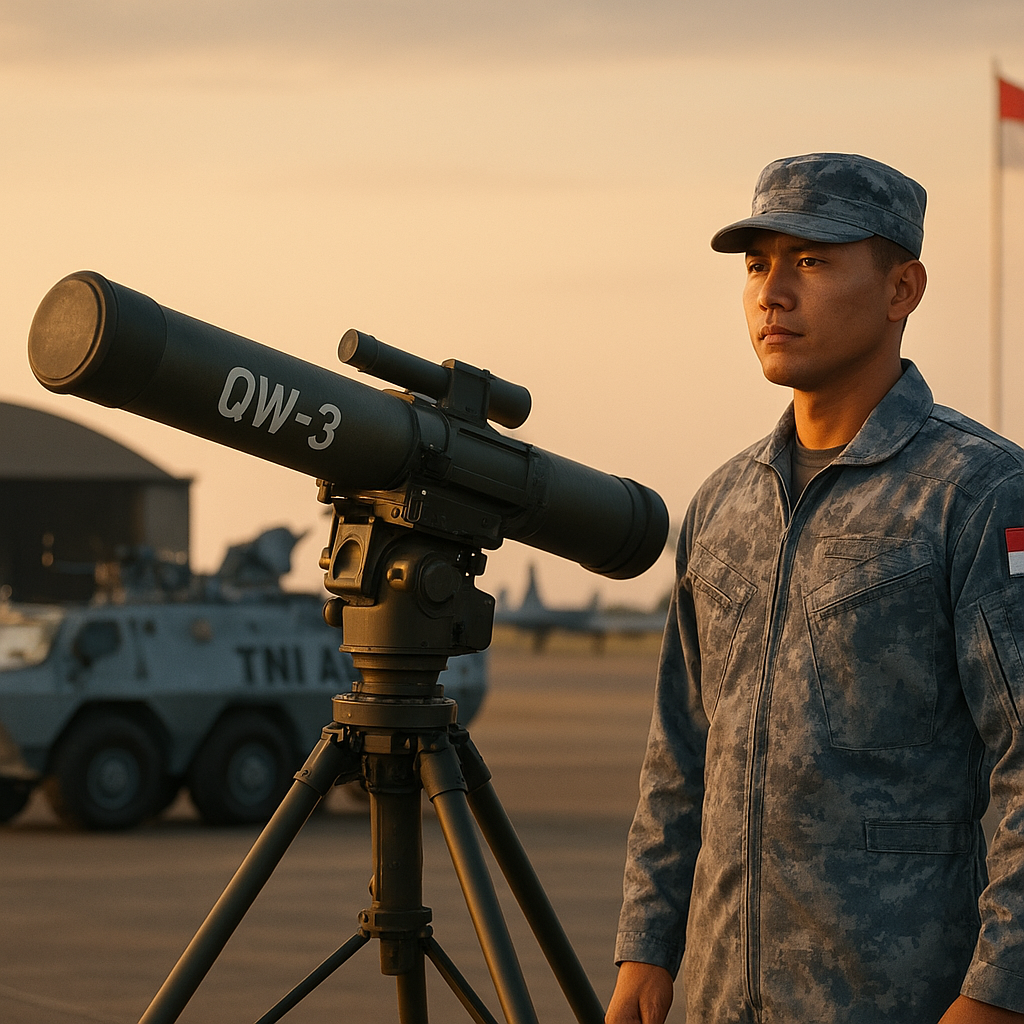 Mengintip Kecanggihan Alutsista Terbaru TNI AU: Rudal QW-3 dan Ranpur P6