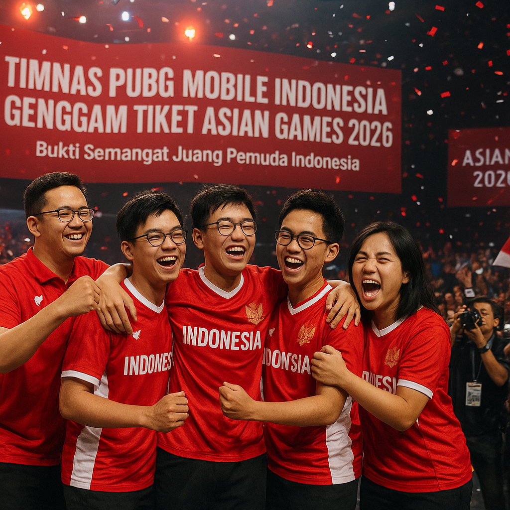 Timnas PUBG Mobile Indonesia Genggam Tiket Asian Games 2026, Bukti Semangat Juang Pemuda Indonesia