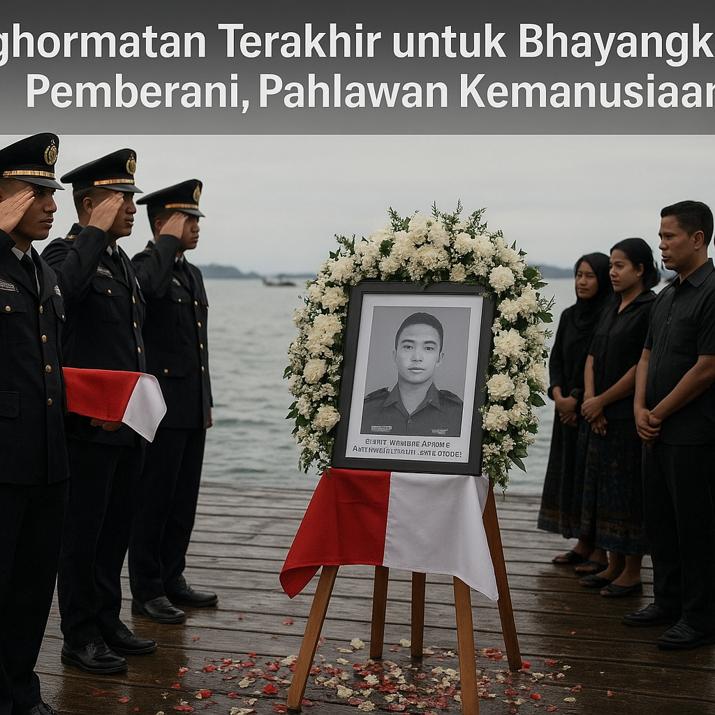 Penghormatan Terakhir untuk Bhayangkara Pemberani, Pahlawan Kemanusiaan