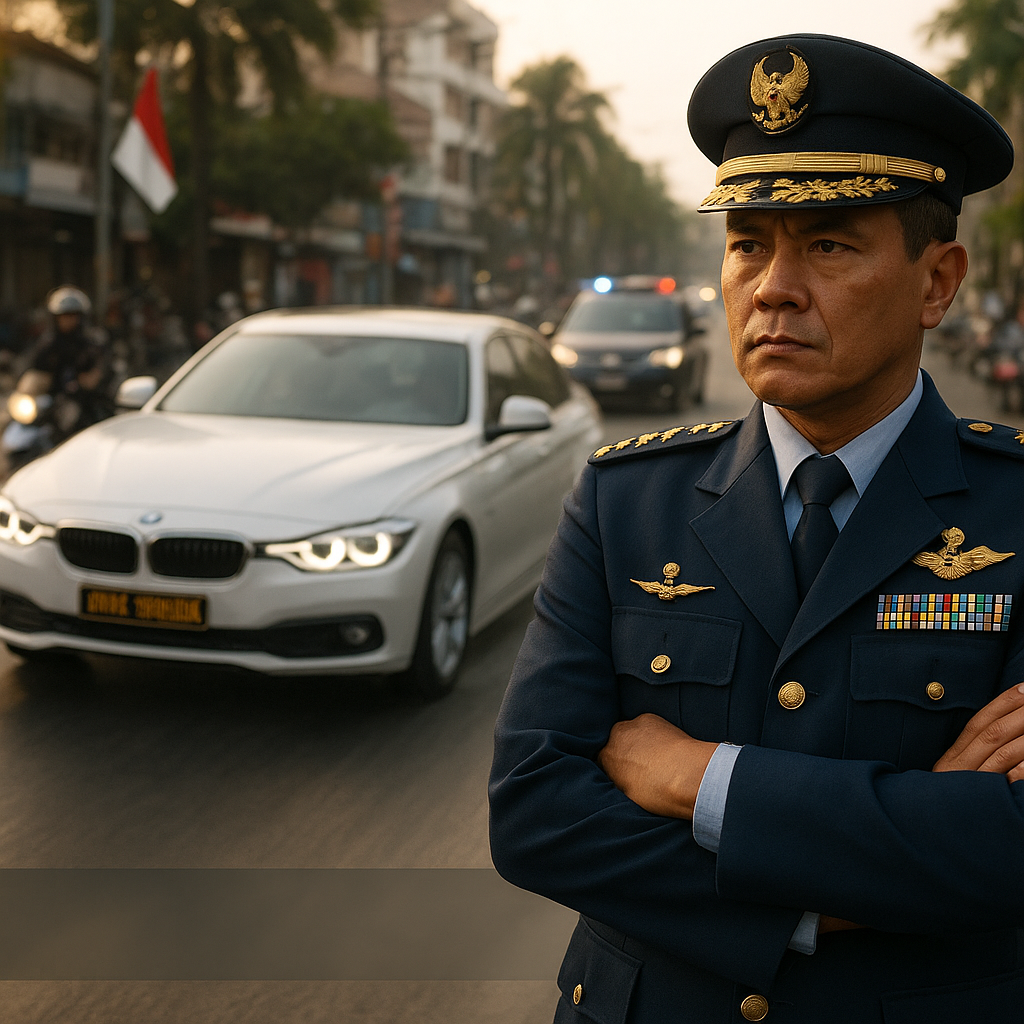 Viral BMW Putih Pelat Dinas Kemhan Ngebut di Jalan, Begini Reaksi Tegas Jenderal Tempur TNI AU