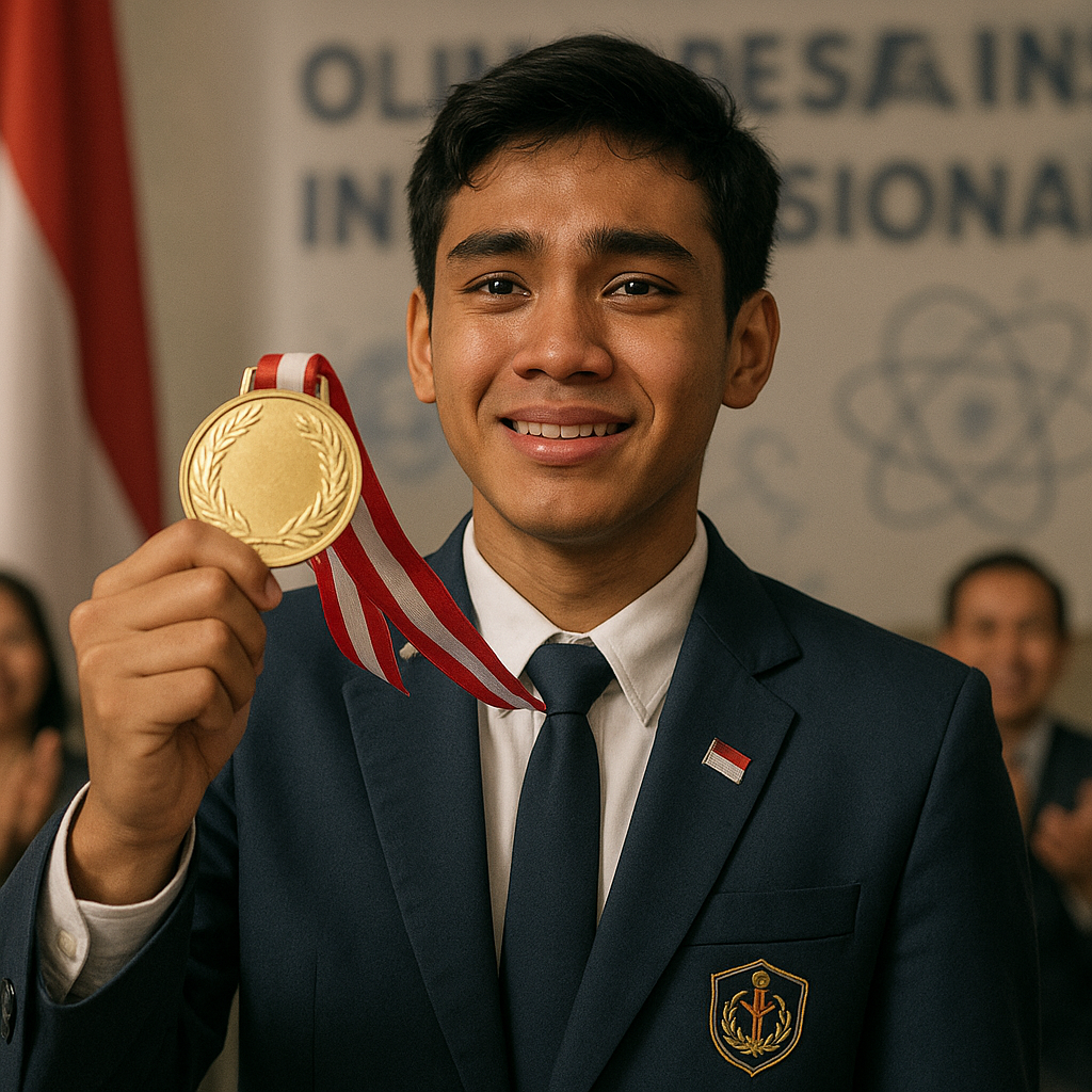 Pelajar SMA Juara Olimpiade Sains Internasional Dedikasikan Medali untuk Indonesia