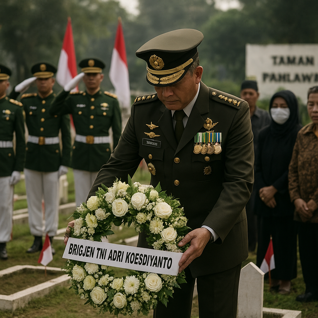 Danrem 044/Gapo: Jasa Pahlawan Tidak Akan Pernah Terlupakan Dan Menjadi Teladan Bagi Kita Semua