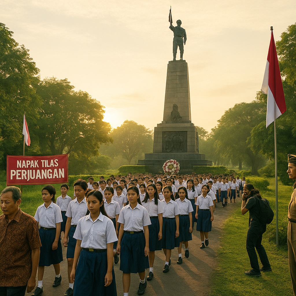 Napak Tilas Perjuangan: Ratusan Pelajar Ikuti Jejak Langkah Pahlawan di Monumen Palagan Ambarawa