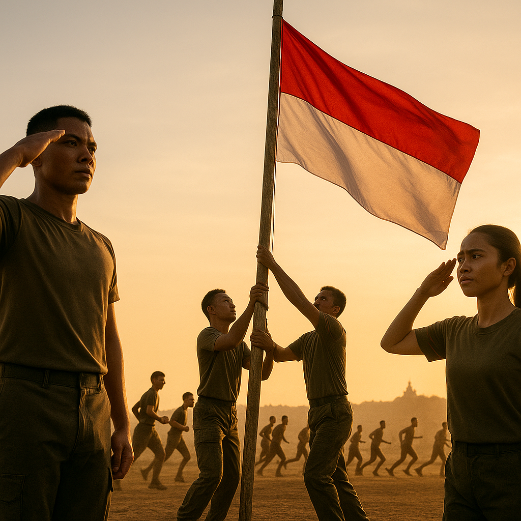 Merah Putih Berkibar di Hati: Semangat Bela Negara Calon Manajer Bangsa