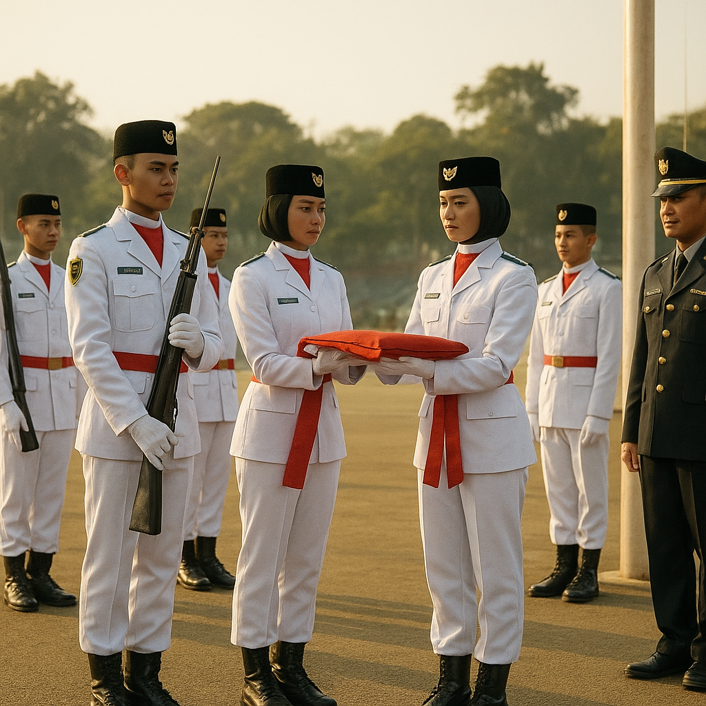 Paskibraka Provinsi Jambi Gelar Gladi Resik, Persiapan Tekad Membawa Sang Saka dengan Khidmat