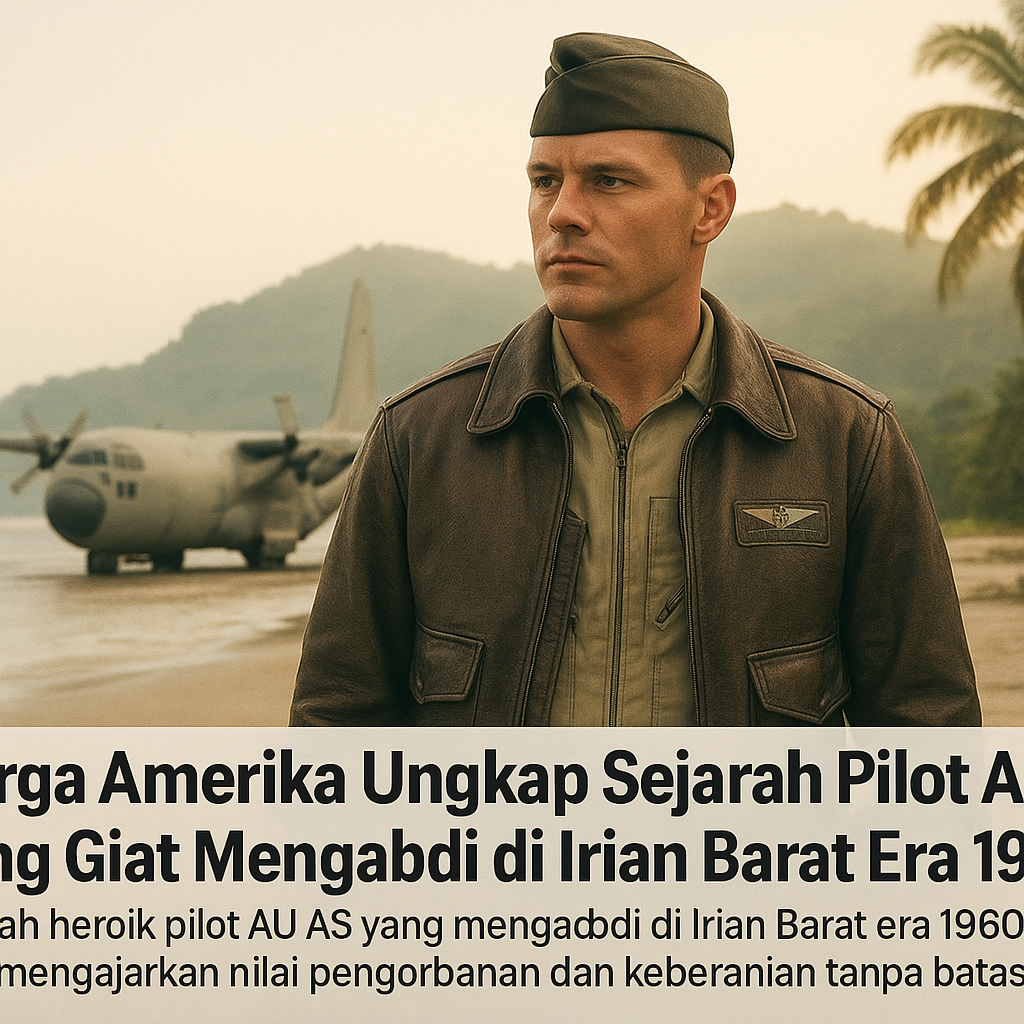 Warga Amerika Ungkap Sejarah Pilot AU AS yang Giat Mengabdi di Irian Barat Era 1960