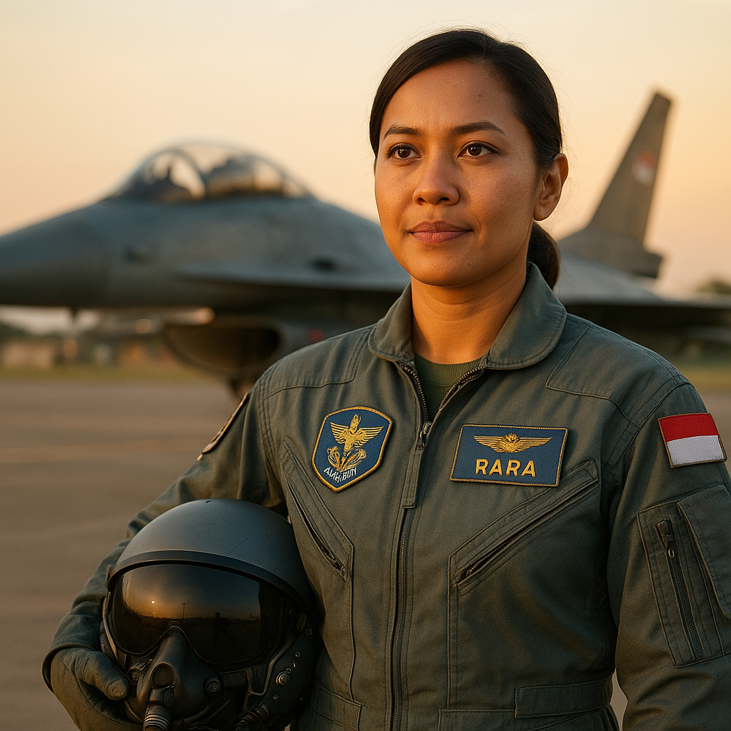 Perempuan Pelopor: Kisah Letkol Pnb Rara, Pilot Tempur Wanita Indonesia yang Menginspirasi