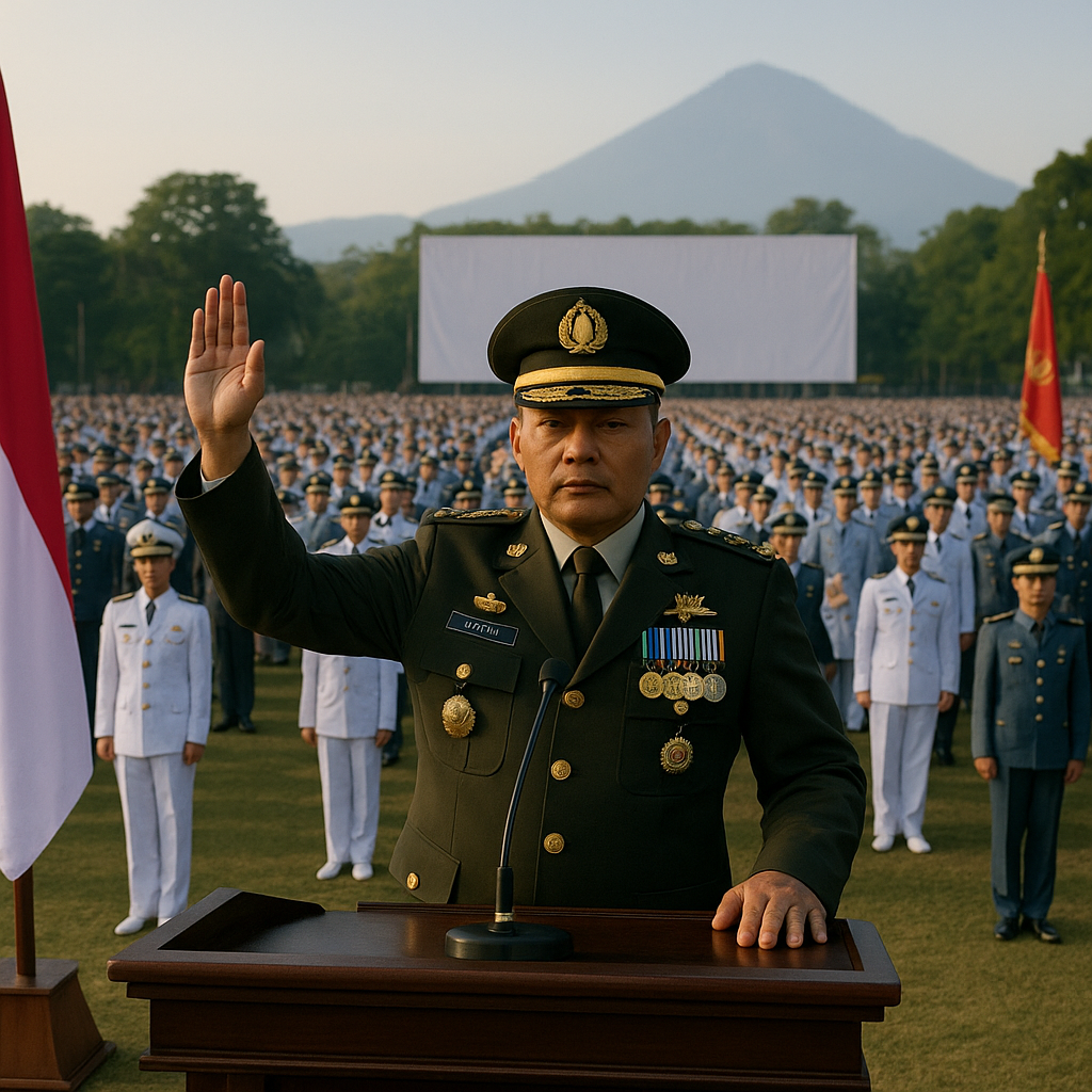 Panglima TNI Sambut 1.737 Perwira Remaja, Teguhkan Semangat Pengabdian dan Pengorbanan