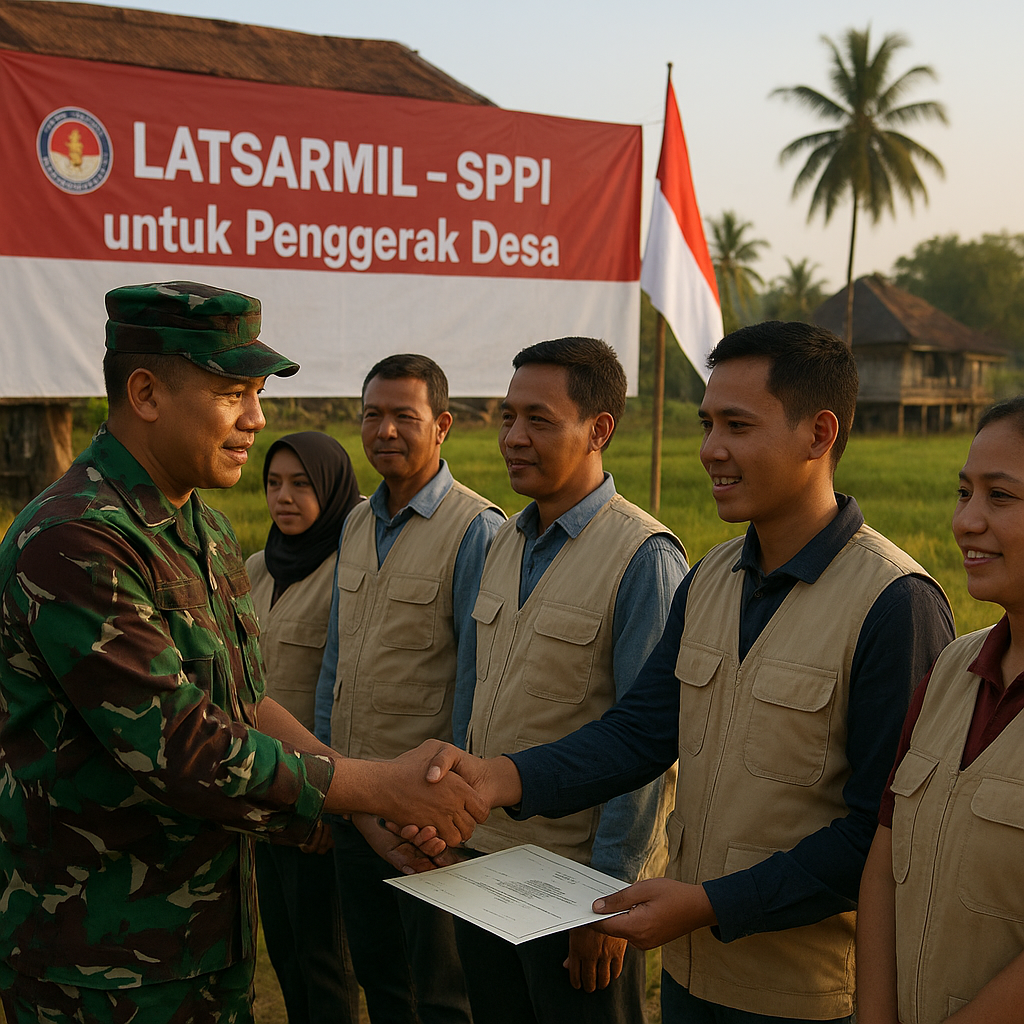 Latsarmil untuk Penggerak Desa: Membangun Karakter di Jantung Pertahanan Nasional