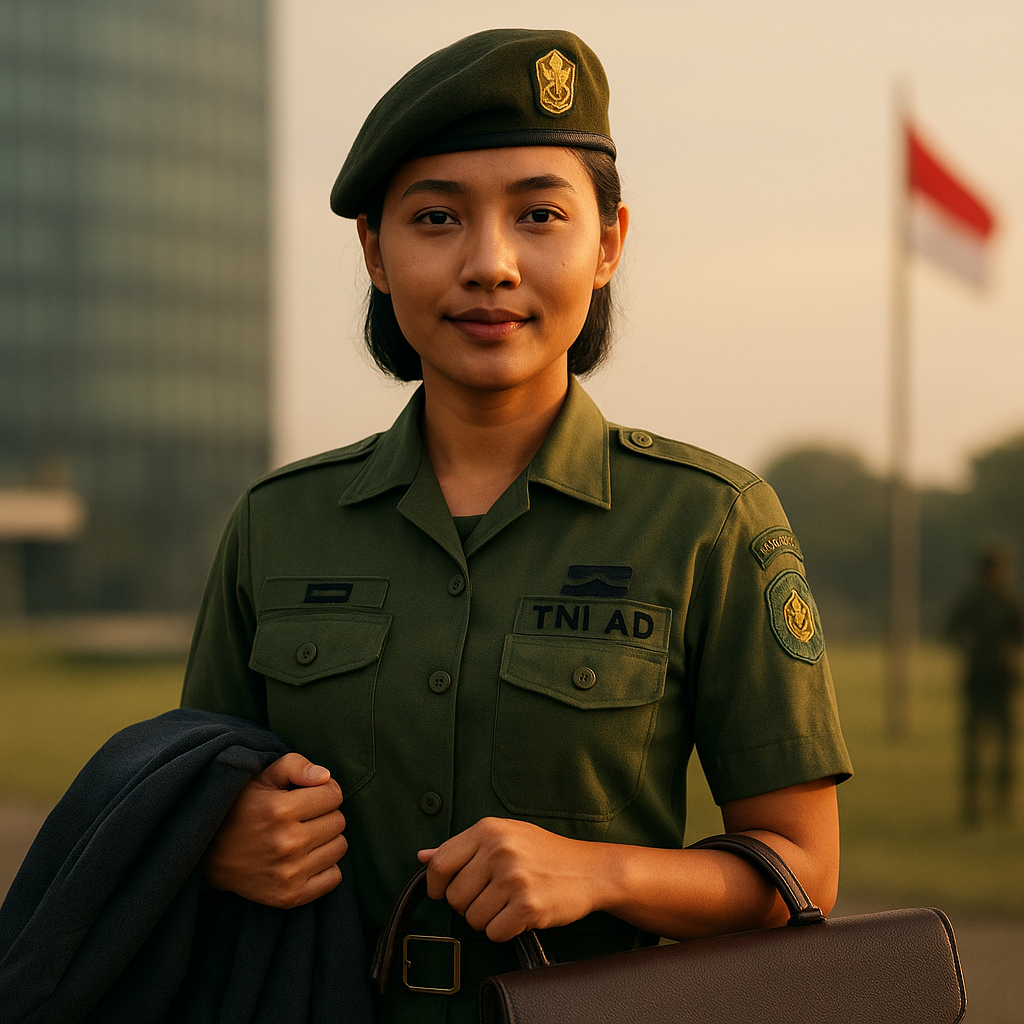 Kisah Menggetarkan! Perempuan Muda Ini Rela Tinggalkan Karir Cemerlang Demi Jadi TNI AD