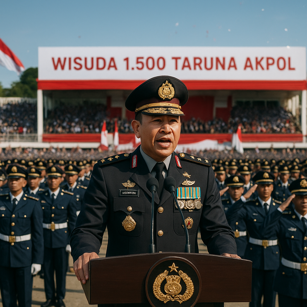 Wisuda 1.500 Taruna Akpol, Kapolri: Jadilah Polisi yang Melindungi dan Mengayomi dengan Jiwa Ksatria