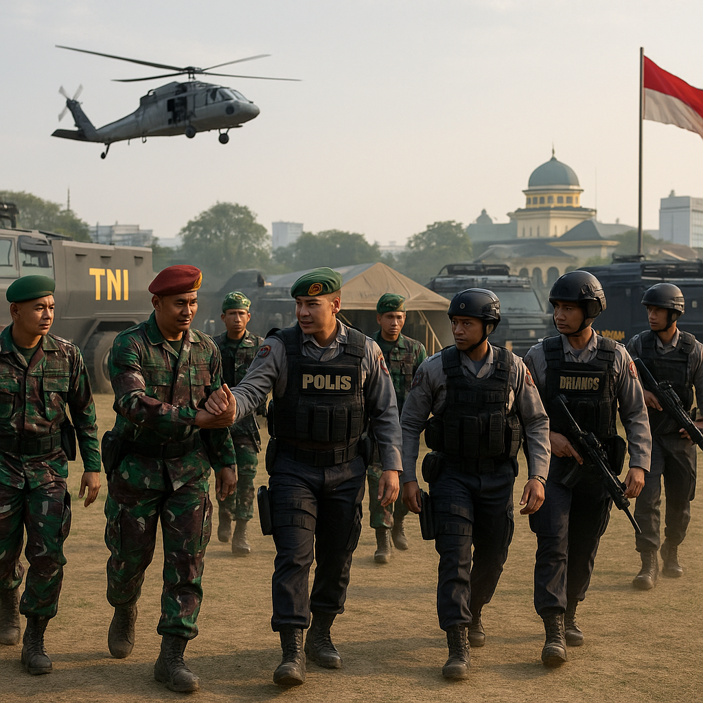 Latihan Gabungan TNI-Polri di Medan: Memperkuat Soliditas dan Kesiap-siagaan Bela Negara