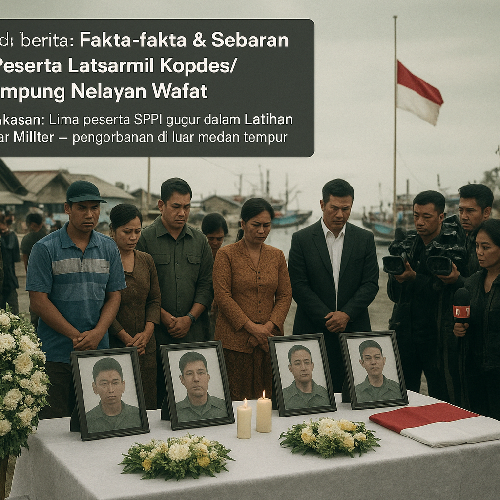 Fakta-fakta & Sebaran 5 Peserta Latsarmil Kopdes/Kampung Nelayan Wafat