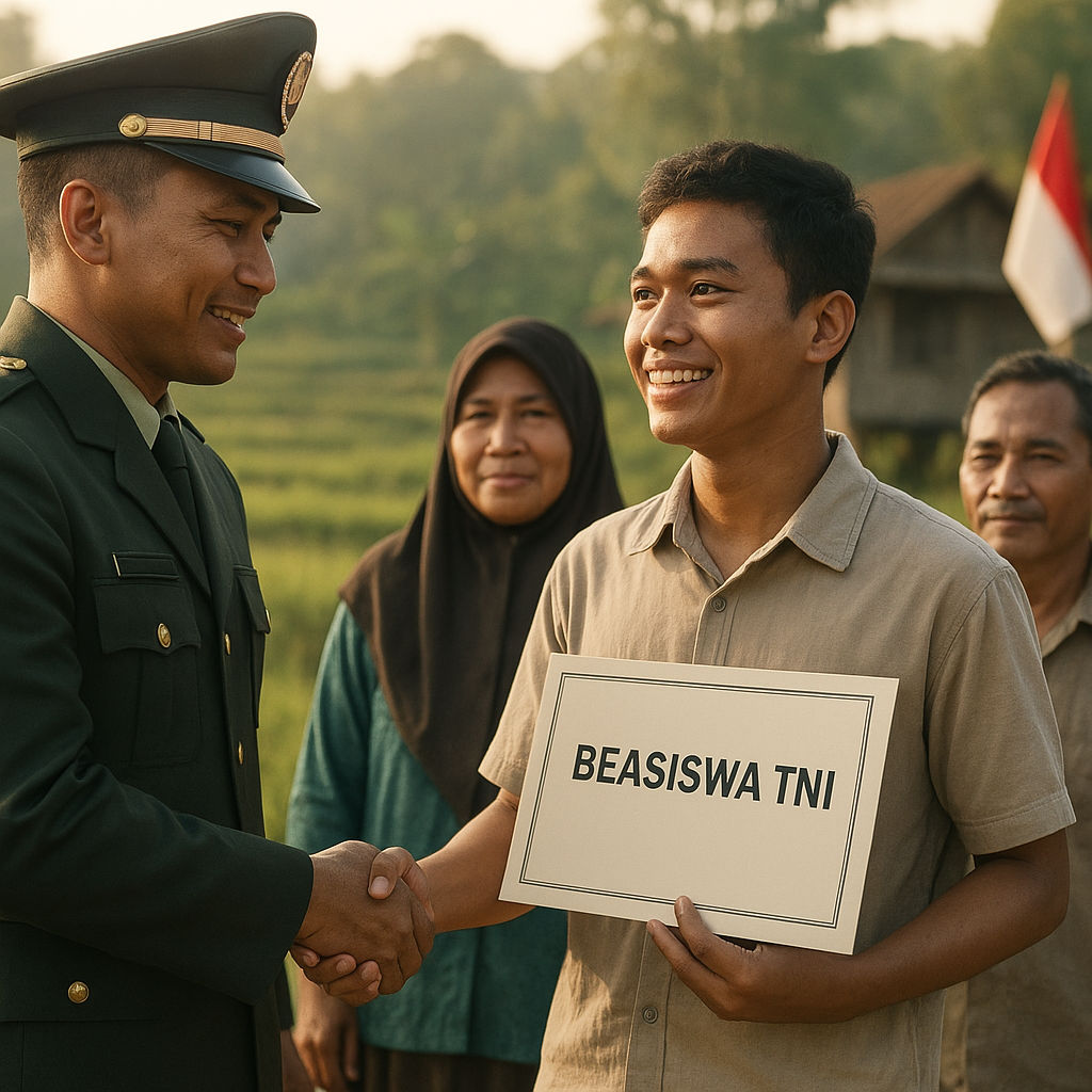 Pemuda Pedesaan Raih Beasiswa TNI, Bukti Kesempatan Merata untuk Calon Prajurit