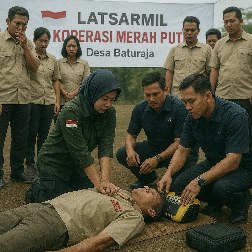 Peserta Latsarmil Koperasi Merah Putih Asal Baturaja Gugur Diduga Akibat Henti Jantung