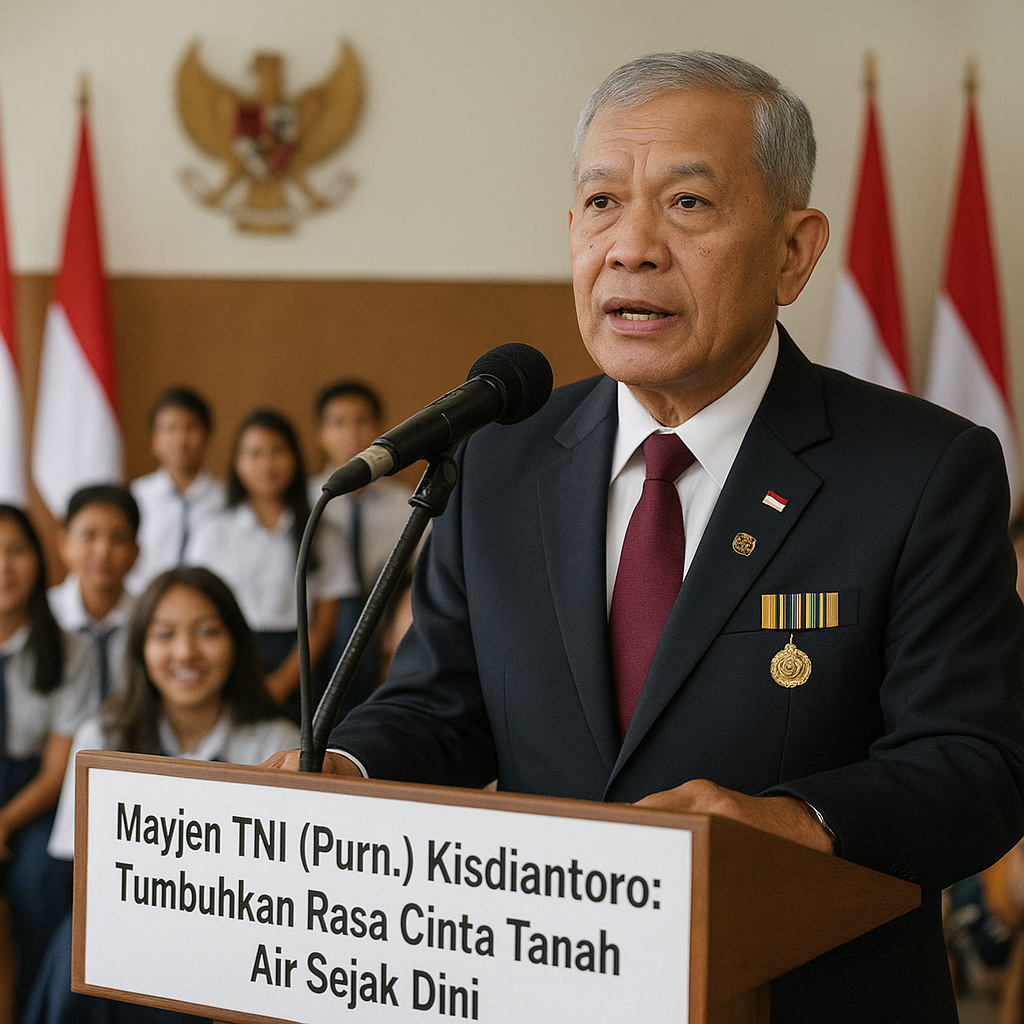 Mayjen TNI (Purn.) Kisdiantoro: Tumbuhkan Rasa Cinta Tanah Air Sejak Dini