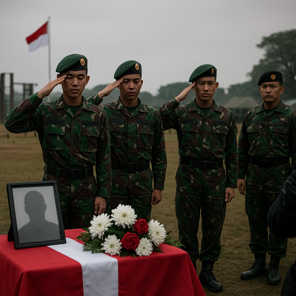 Keteguhan Hati di Tengah Ujian: Calon Penggerak Bangsa Gugur Saat Latihan Bela Negara