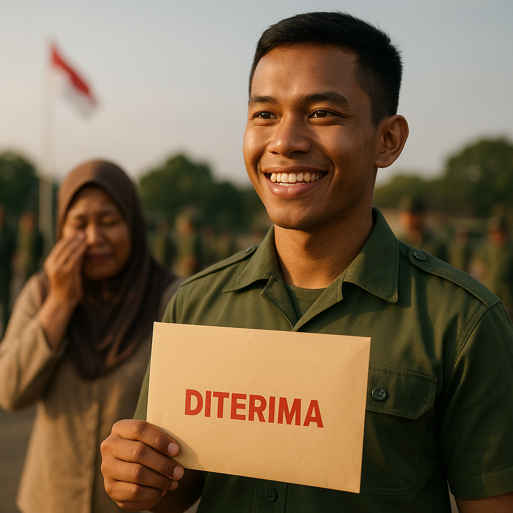 Jalan Terjal Menuju Bintara: Kisah Calon Prajurit TNI AD Lulus Seleksi Ketat setelah 3 Kali Percobaan