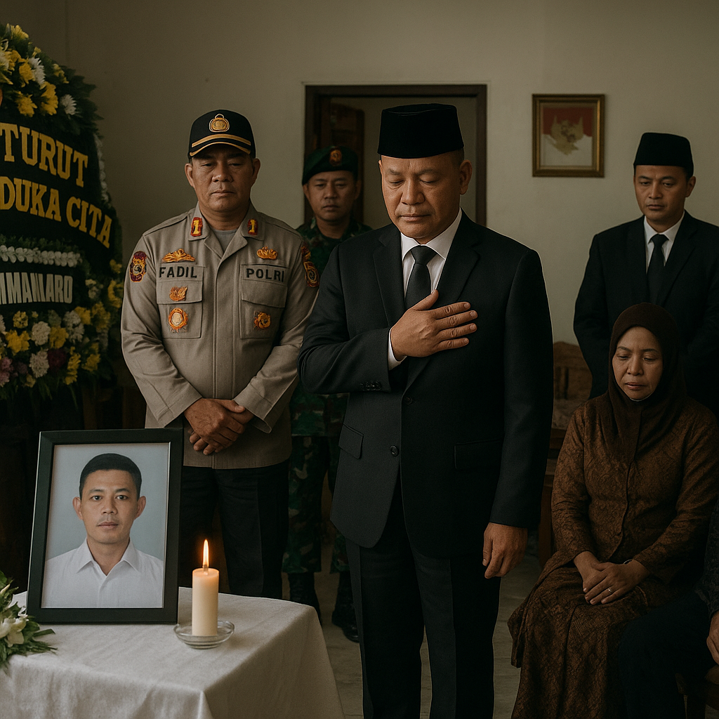 Negara Hadir dan Berduka: KSP Dudung Ziarah dan Sampaikan Penghormatan Tertinggi