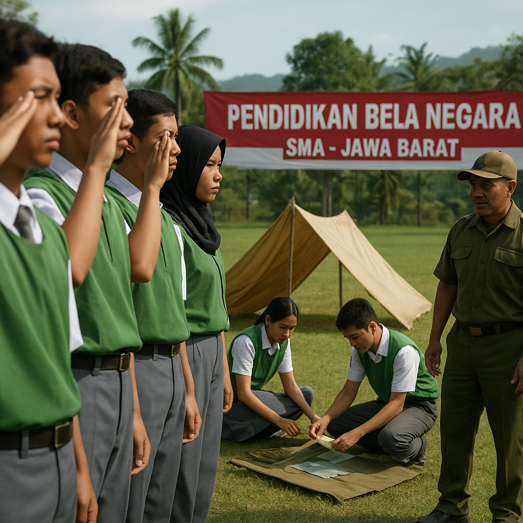 Pendidikan Bela Negara di SMA: Siswa Diajarkan Disiplin, Survival, dan Nilai-nilai Kepahlawanan
