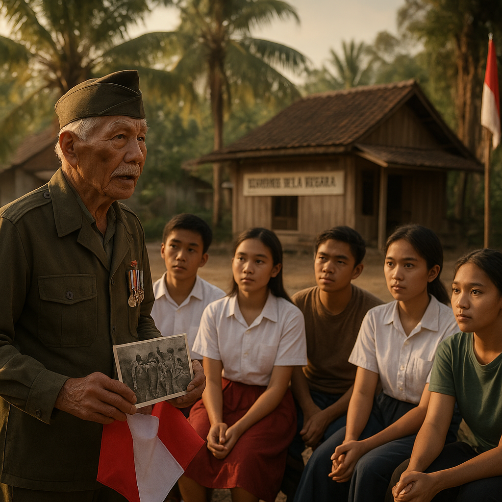 Kisah Veteran Perang: Mengajar Nilai Kehormatan dan Pengorbanan kepada Generasi Muda di Kampung Bela Negara