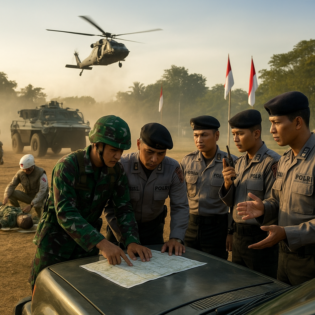 Latihan Gabungan TNI-Polri: Menunjukkan Sinergi Kuat untuk Keamanan dan Ketahanan Nasional